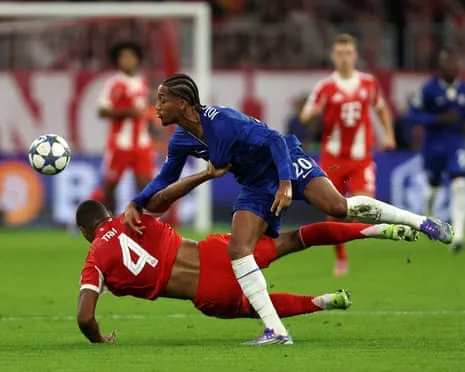 Chelsea's manager fumes as Bayern Munich center-back Tah escapes sending-off during UCL loss